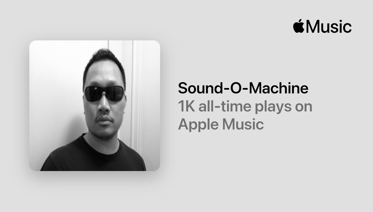 Sound-O-Machine Surpasses 1,000 Streams on Apple Music